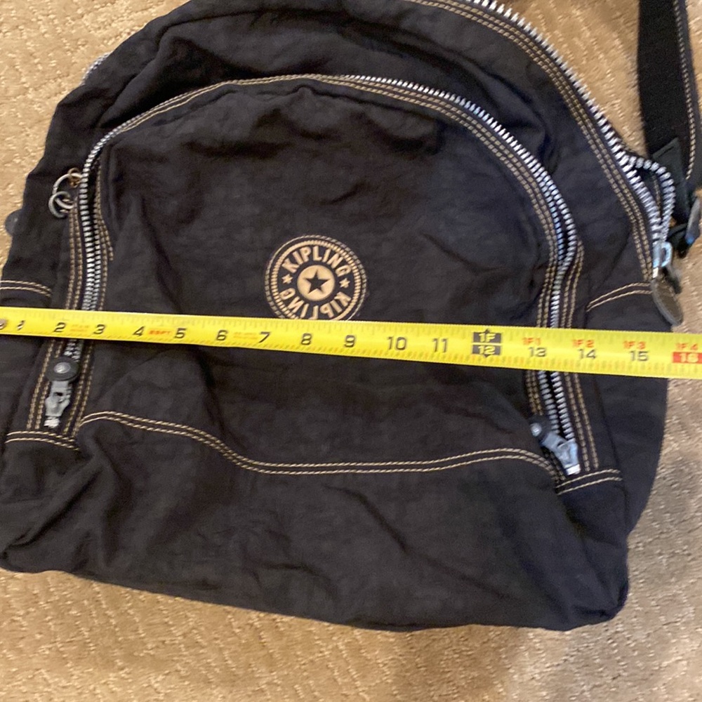 Kipling Black Large Backpack - image 7